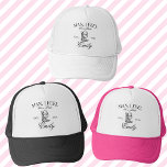 Casquette Cowgirl personnalisée Bacheloro Party Social Club<br><div class="desc">Saddup, cowgirls, parce que notre Custom Cowgirl Bachelorette Party Social Club Trucker Chapeau est ici pour faire de votre soirée de bachelorette Nashville un souvenir! Ce casquette de luxe personnalisé est l'accessoire parfait pour votre bain sur le thème occidental personnalisé, avec tous les attributs clés pour en faire un événement...</div>