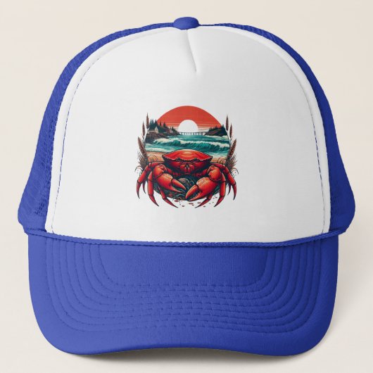 Casquette crabe côtier/marin du Maine (Devant)