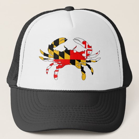 Casquette Crabe de drapeau du Maryland (Devant)