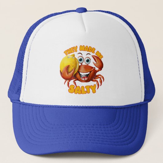 Casquette Crabe drôle (Devant)