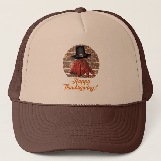 Casquette Crabe ermite de Thanksgiving (Devant)