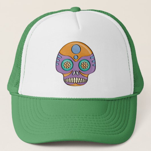 Casquette Crâne à bonbons (Devant)