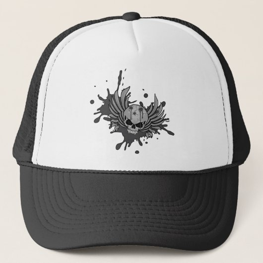 Casquette Crâne ailé (Devant)