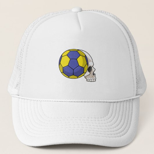 Casquette Crâne avec Handball Sports (Devant)