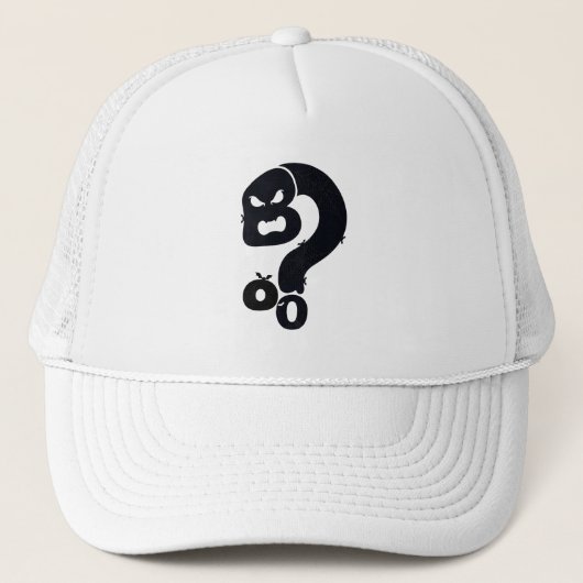 Casquette Crâne Boo Point d'Interrogation (Devant)