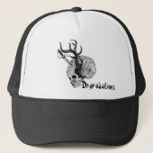 Casquette Crâne d'Antler de dégradations (Devant)