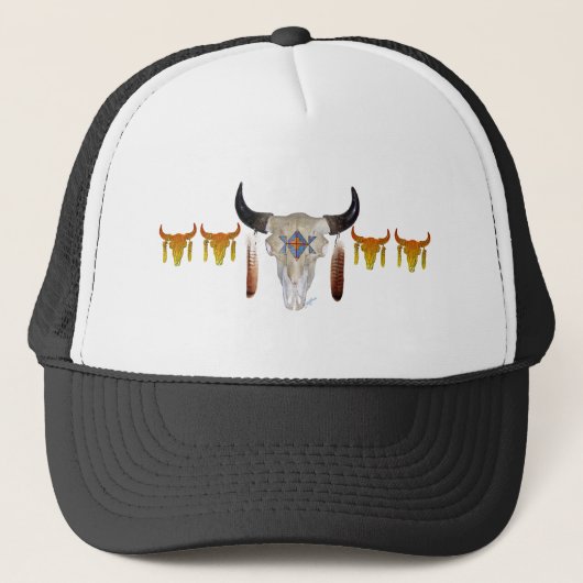 Casquette Crâne de Buffalo de sud-ouest (Devant)