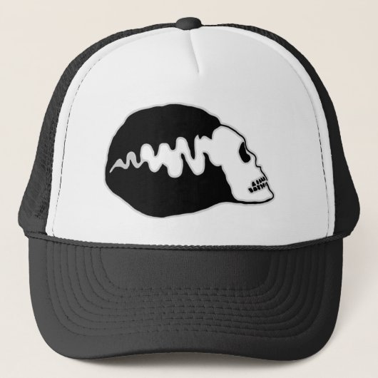 Casquette Crâne de jeune mariée (Devant)