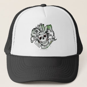 Casquette Crâne de joker du peloton de suicide "tout dans