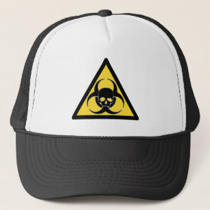 Casquette Crâne de risque biologique