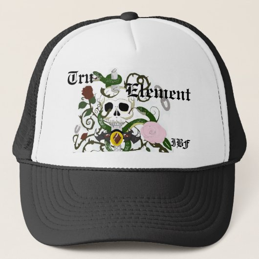 Casquette Crâne d'élément de Tru (Devant)