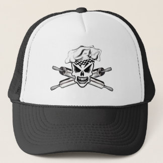 Casquette Crâne et goupilles croisées 2 de chef
