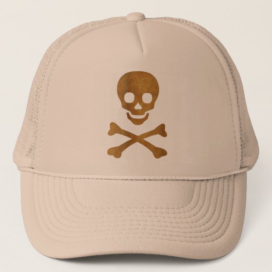 Casquette Crâne et os (Devant)