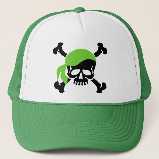 Casquette Crâne et os croisés 4 (Devant)
