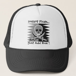Casquette Crâne et os croisés de pirate - ajoutez juste le