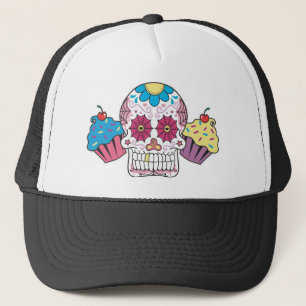 Casquette Crâne et petits gâteaux de sucre