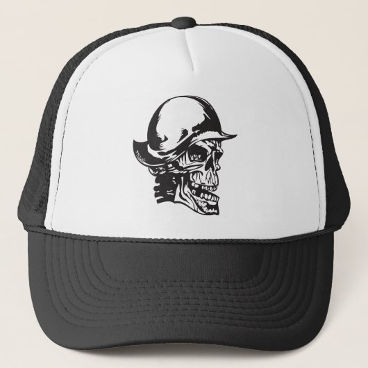 Casquette Crâne humain 162 (Devant)