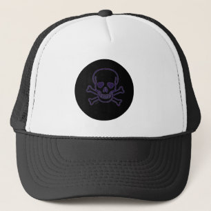 Casquette Crâne n Bones Ghost camionneur chapeau