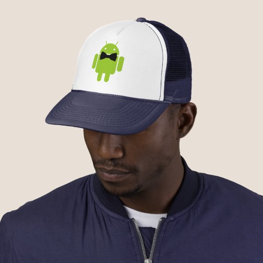 Casquette Cravate Formelle Bow Android Robot Icon (En situation)