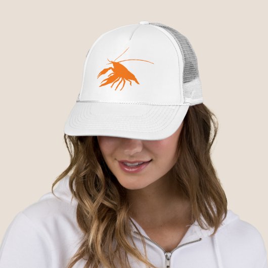 Casquette crawfish's silhouette (Orange) (En situation)