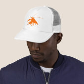 Casquette crawfish's silhouette (Orange) (En situation)