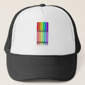 Casquette Crayon arc-en-ciel (Devant)