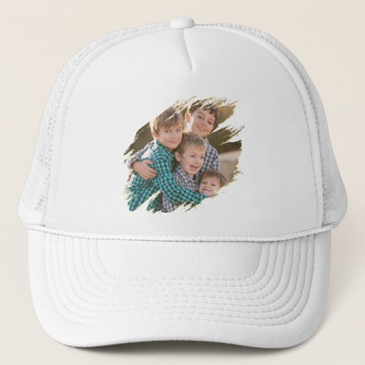 Casquette Create Your Own Cool Custom Photo Trucker Hat Cap (Devant)