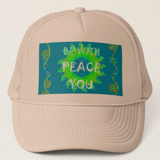 Casquette Create Your Own Shalom Peace Be With You Always (Devant)