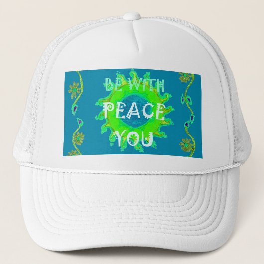 Casquette Create Your Own Shalom Peace Be With You Always (Devant)