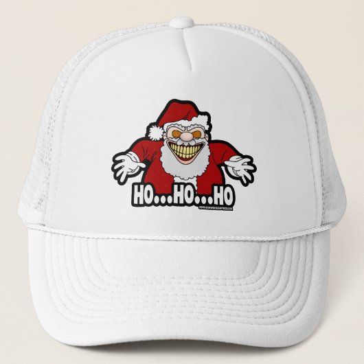 Casquette Creepy Santa Claus Screwball Graphics HOHOHO (Devant)