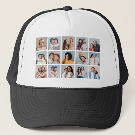 Casquette Créez votre propre collection de photos 15 (Devant)