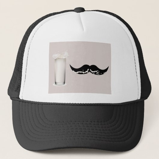 Casquette Crème de moustache de lait (Devant)