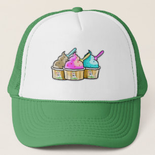Casquette crème glacée de vache cool