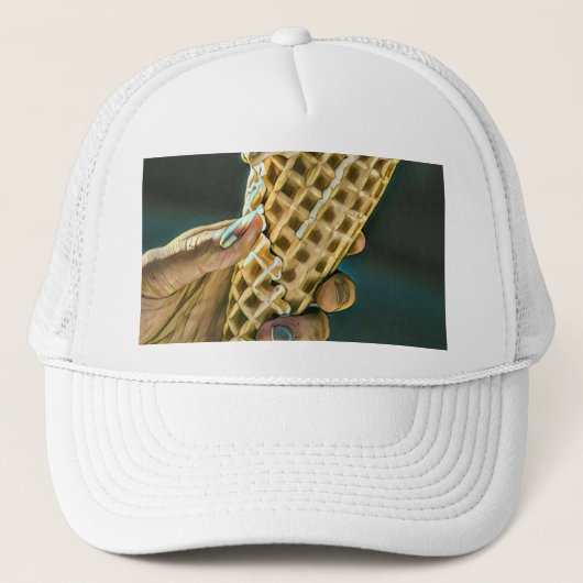 Casquette Crème glacée pour enfants (Devant)