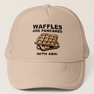 Casquette Crêpes Gaufres Avec Abs Chapeau de Baseball Drôle