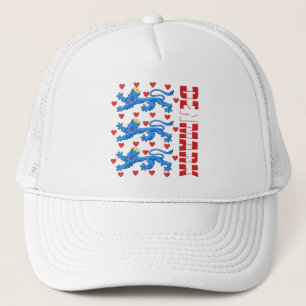 Casquette Crête royale de Danmark de logo de lions du