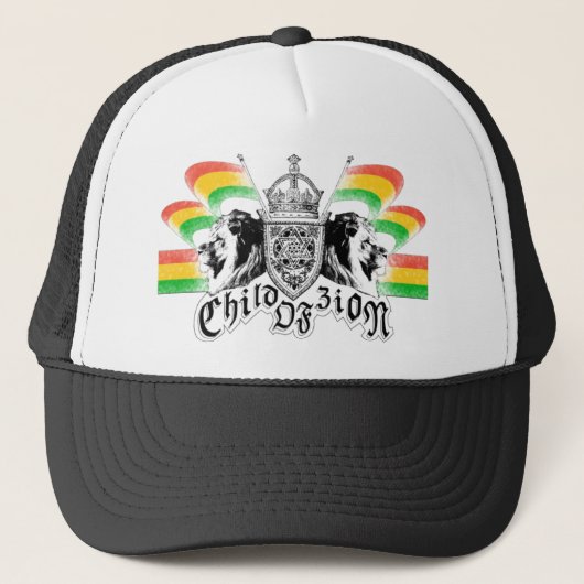 Casquette Crête royale de reggae de Rasta (Devant)