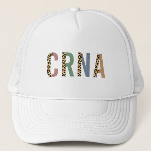 Casquette CRNA Nurse Anesthetist Cheetah empreinte de léopar