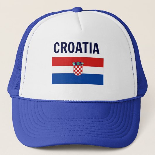 Casquette Croatie - Drapeau de Croatie (Devant)