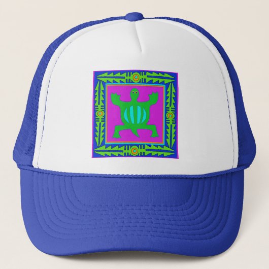 Casquette Crocodile Adinkra africain - Adaptabilité (Devant)