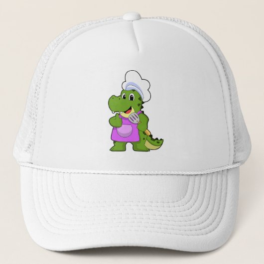 Casquette Crocodile comme faire cuire avec de la spatule (Devant)