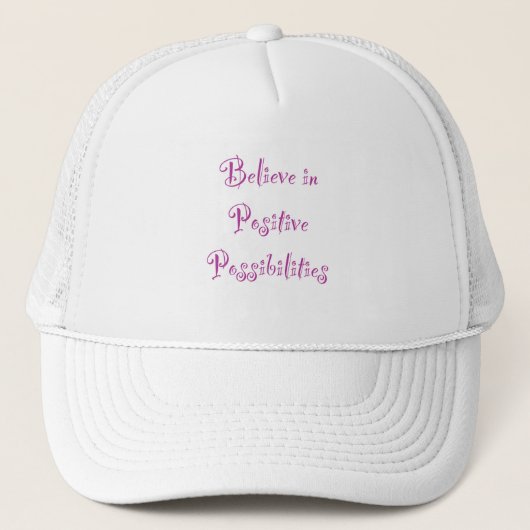 Casquette Croire aux possibilités positives (Devant)