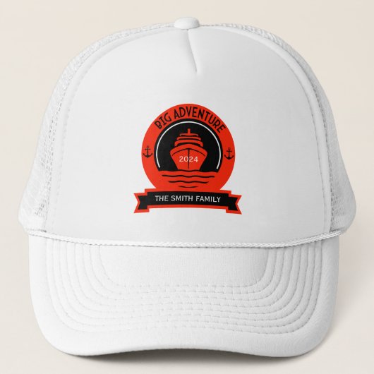 Casquette Croisière mondiale (Devant)