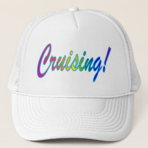Casquette Croisière multicolore sur le blanc