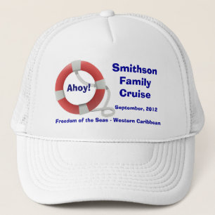 Casquette Croisière personnalisée d'anneau de vie