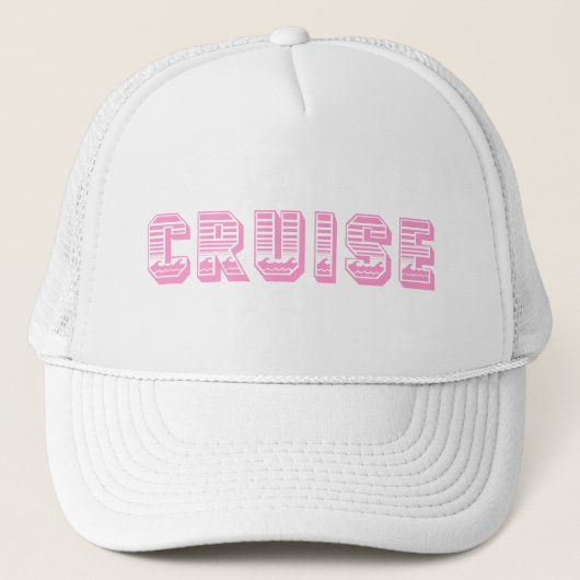 Casquette Croisière (rose) (Devant)