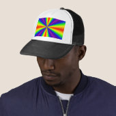 Casquette Croix arc-en-ciel (En situation)