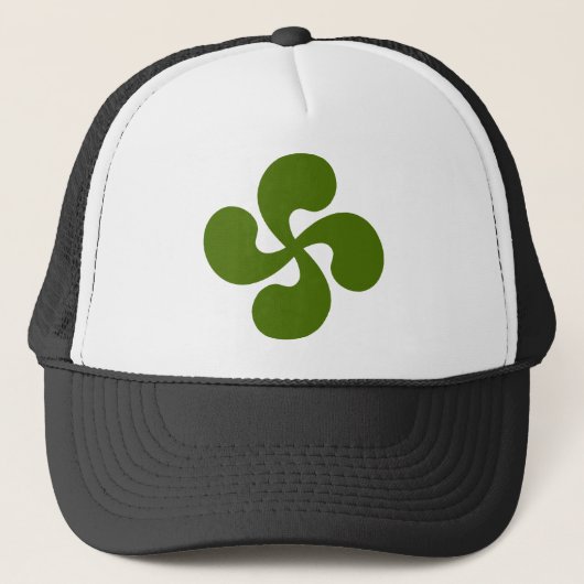 Casquette Croix Basque Verte (Devant)