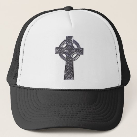 Casquette Croix celtique - Argent (Devant)