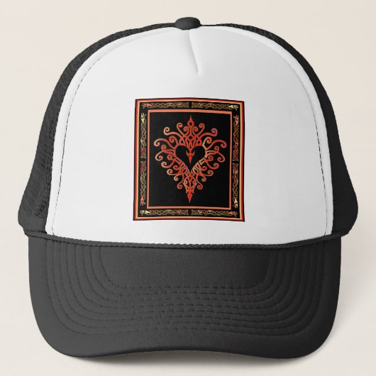 Casquette Croix Celtique de cœur (Devant)
